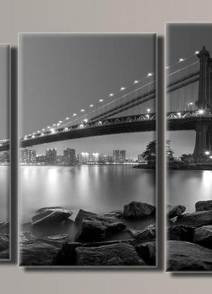 "new york city 9" модульная картина на холсте для интерьера