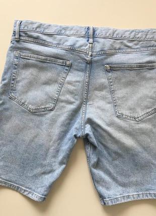 Шорты джинсовые слим фит зауженные коттоновые шорты2 фото