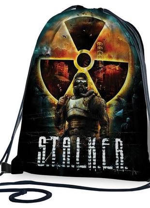 Сумка для обуви “s.t.a.l.k.e.r.” 30×40 см двухсторонний принт (sac-0024)