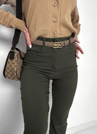 Женские брюки-палаццо с джинс-бенгалина джинсы высокая посадка2 фото