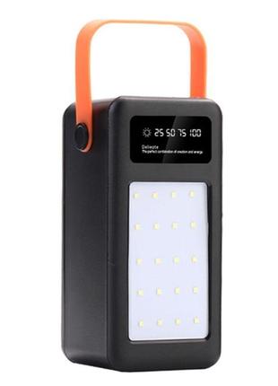 Корпус multi-powerbank s28, под элементы 18650 до 28 шт, 22.5w, с фонарём,