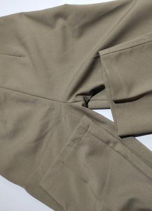 Песочные бежевые базовые широкие брюки брюки палаццо прямые костюмные8 фото