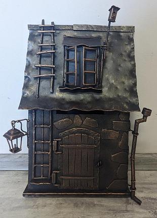 Ящик почтовый "домик с скворечником"