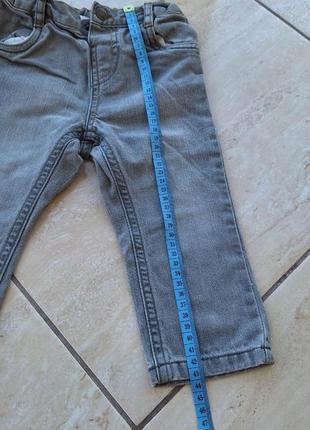 Сірі джинси на хлопчика baby club на 1,5-2 роки/86 розмір4 фото