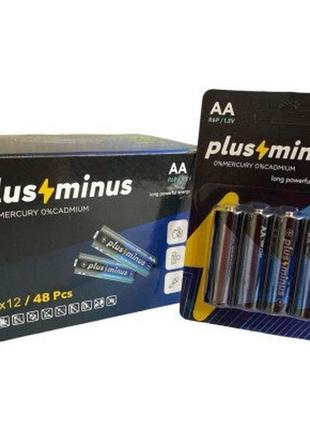 Батарейка plus minus aa r6