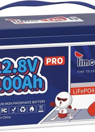 Акумулятор timeusb 12.8v 100ah lifepo4 battery| 1280wh & 1280w | 100a bms
