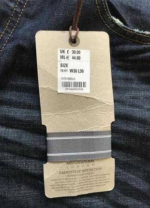 Джинси burton menswear розмір w30 l308 фото