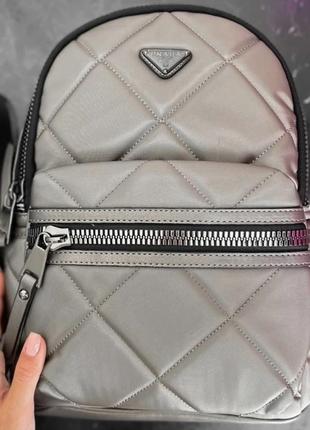 Prada grey backpack1 фото