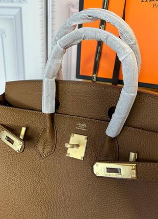 Кожаная сумка в стиле hermes birkin4 фото