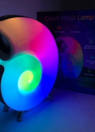 Настільна смарт лампа inspire n70 app 6w, нічник з колонкою та зарядкою, vs-443 нічник багатофункціональний