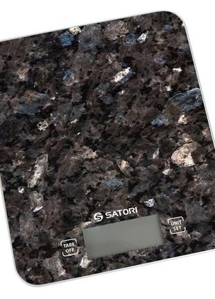 Ваги для зважування продуктів satori sks-211-bl 15 кг, кухонні ваги cg-184 для кондитера