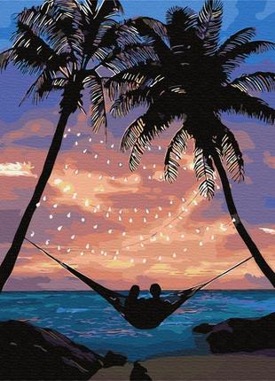 Картина за номерами brushme 40x50см "романтичне побачення на островах" bs30579