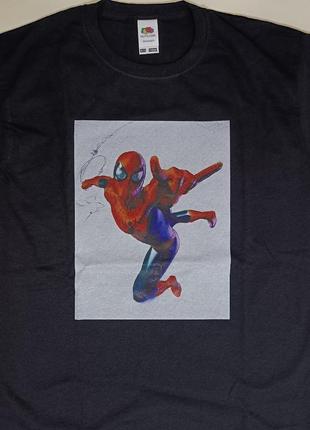 Футболка человек паук, рост 140-148 см