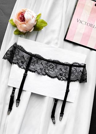 Пояс поясок с подтяжками кружевной для чулков чулки подвязки