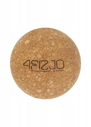 Массажный мяч 4fizjo lacrosse ball cork 6.5 см 4fj0567