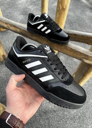 Кроссовки мужские adidas dropstep (all black) pro_1290