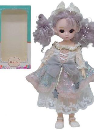 Кукла шарнирная "graceful" (30 см), серая