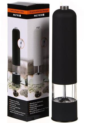 Электрическая мельница для специй salt and pepper mills black