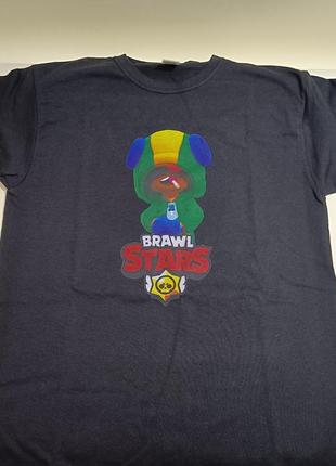 Футболка бравл старс леон, зріст 140-148 см