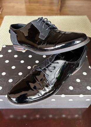 Туфли женские ботинки оксфорде