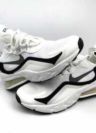 Nike air max 270 react white2 фото