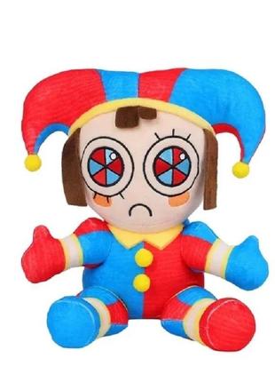 Мягкие игрушки удивительный цифровой цирк шут помни the amazing digital circus weightless (18 см)