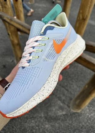 Кросівки nike zoom pegasus 39 (світло-сині)8 фото