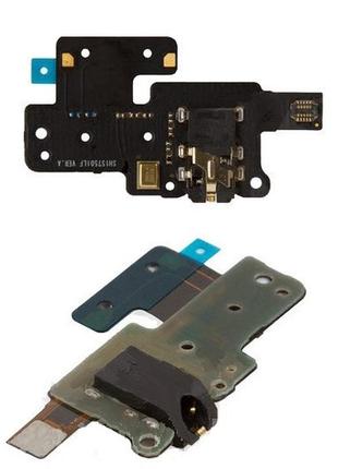 Шлейф huawei mediapad x1 конектора навушників із компонентами
