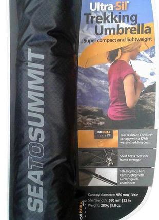 Зонт sea to summit ultra-sil trekking umbrella sts aumbbk4 фото