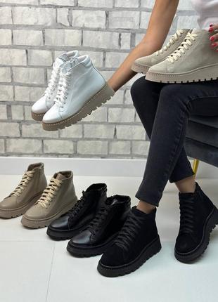 Натуральна шкіра замша всі розміри черевики