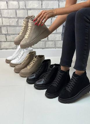 Натуральна шкіра замша всі розміри черевики