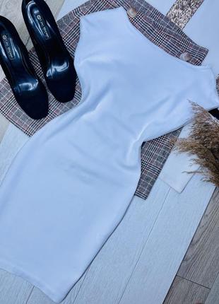 Белое хлопковое платье zara s платье с открытой спиной короткое платье зара