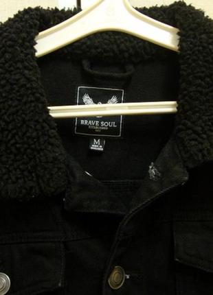 Куртка джинсовая черная