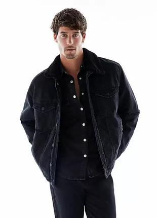 Куртка джинсовая черная