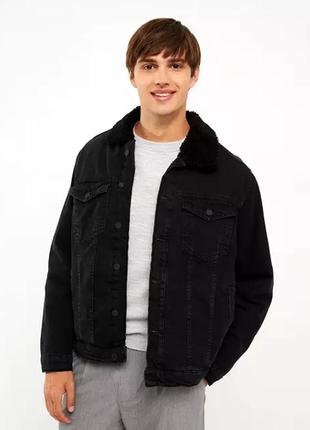 Куртка джинсовая черная