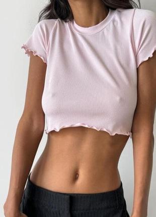 Снижка❣️топ-футболка нова🩷очень эластичная!цена была 770 грн!