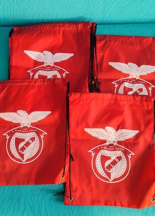 Мішечок сумка спортивна для взуття benfica, оригінал - 8 штук в наявності