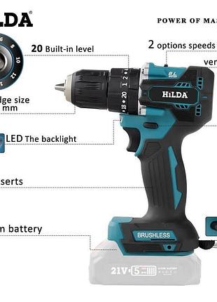 Гуруповерт hilda 21v під акумулятор makita 6