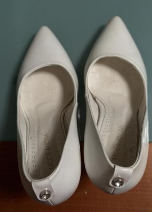 Туфлі білі для весілля3 фото