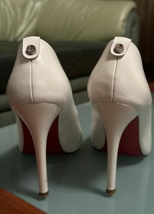 Туфли белые для свадьбы4 фото