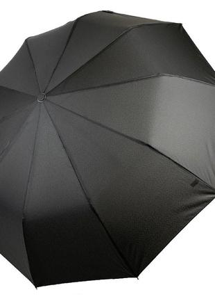 Мужской складной зонт полуавтомат от bellissimo, есть антиветер, черный, 0452-1 prime