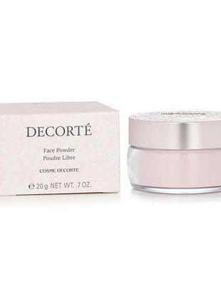 Рассыпчатая пудра, тон сияющий розовый + яркость 80, decorte., япония3 фото