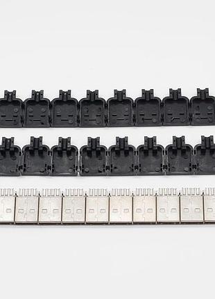 10 шт/ розбірний роз'єм usb
