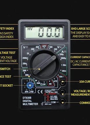 Цифровий мультиметр dt-830b 3