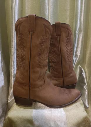 Ковбойские кожаные сапоги , козаки rancho boots
