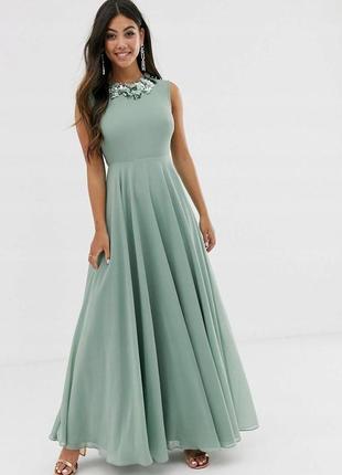 Шикарное макси платье asos disign