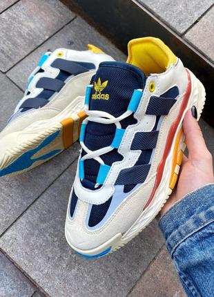 Кроссовки yohji yamamoto y3 adidas shoes white collegiate navy