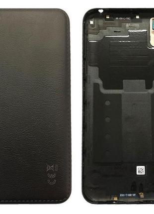 Задняя крышка huawei y5 (2019) черная кожа
