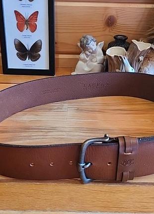 Оригинальный кожанный ремень пояс ralph lauren