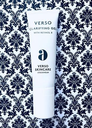 Гель сиворотка проти висипань та дефектів шкіри verso 6 clarifying gel with retinol  30 ml